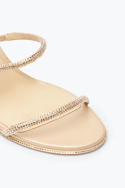 René Caovilla Rene Caovilla Womens Blush Cleo 80 Crystal-embellished Leather Heeled Sandals