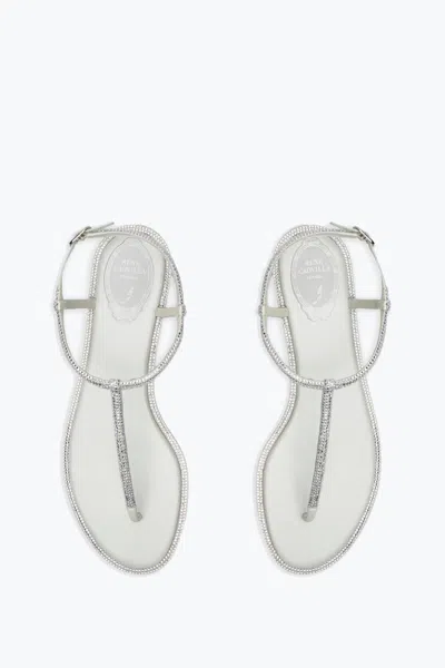 René Caovilla Amalia Embellished Thong Sandals