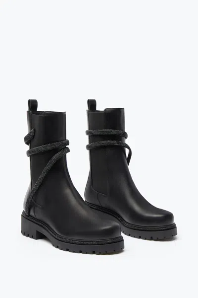 René Caovilla "biker Cleo Combat" Boot