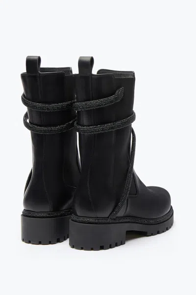 René Caovilla "biker Cleo Combat" Boot