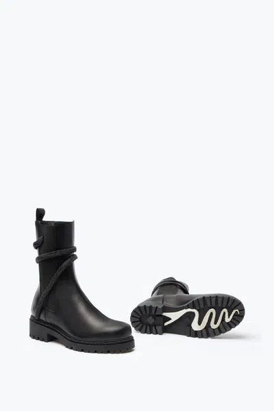 René Caovilla "biker Cleo Combat" Boot