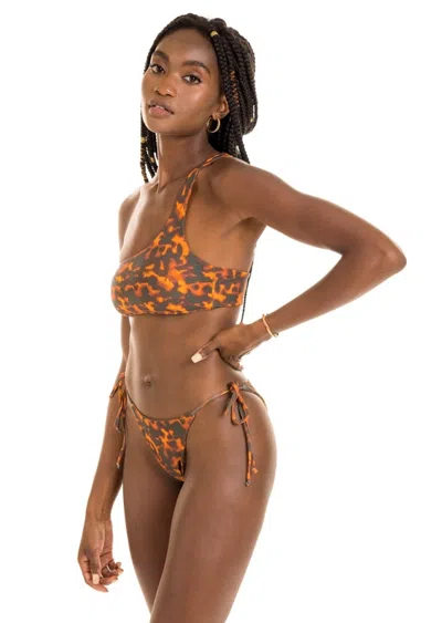 Jmp The Label Bali Tie Side Bottom - Tortuga In Brown