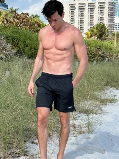 Jmp The Label Barbados Men's Swim Trunk - Black