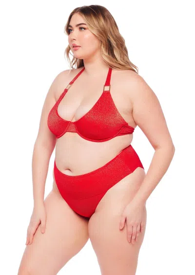 Jmp The Label Bora Bora Top - Blaze Lurex In Orange