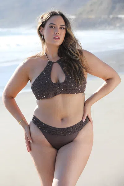 Jmp The Label Cali Top - Mixed Metal Brown