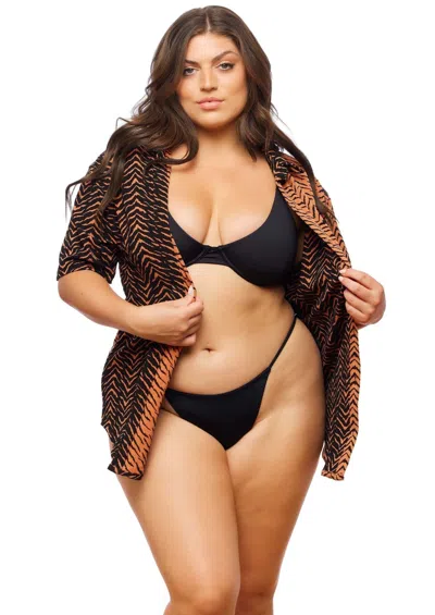 Jmp The Label Carlsbad Button Down Shirt - Tiger Switch Print