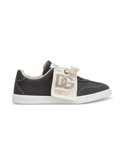 Dolce & Gabbana Canvas Slip-on Sneakers