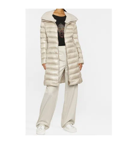 Herno Long Sleeve Down Jacket In Neutral