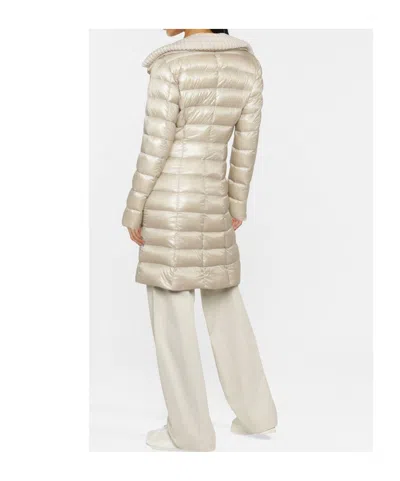 Herno Long Sleeve Down Jacket In Neutral
