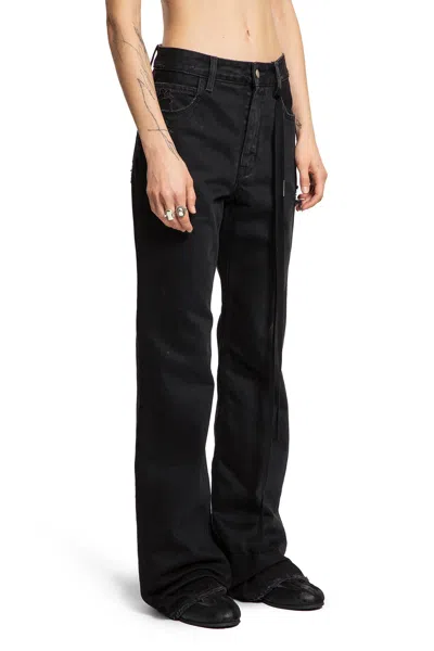 Ann Demeulemeester Herme 5-pockets Slim Fit Cropped Trousers Faded De