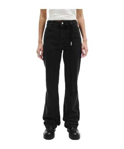 Ann Demeulemeester Claire 5-pockets Comfort Trousers Faded Denim In Rojo