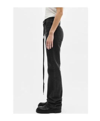 Ann Demeulemeester Claire 5-pockets Comfort Trousers Faded Denim In Rojo
