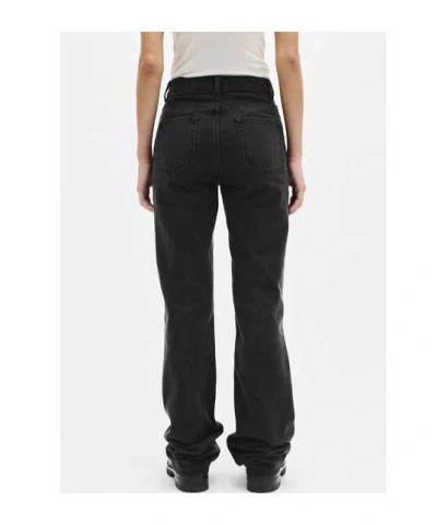Ann Demeulemeester Claire 5-pockets Comfort Trousers Faded Denim In Rojo