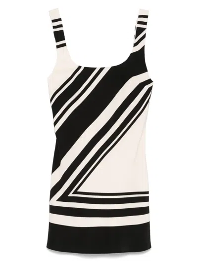 Sir Pietra Scoop Mini Dress In Milano Nero