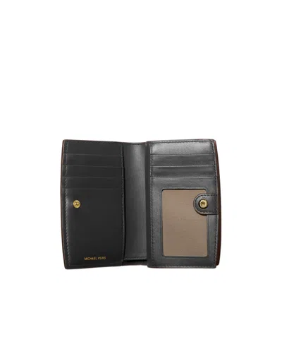 Michael Kors Bryant Wallet In Black Leather In Black