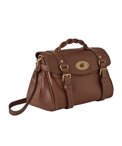 Mulberry Mini Leather Alexa Cross-body Bag In Brown