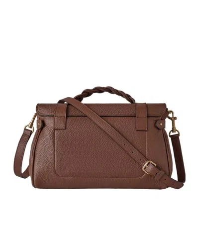 Mulberry Mini Leather Alexa Cross-body Bag In Brown