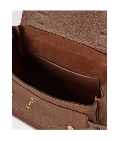 Mulberry Mini Leather Alexa Cross-body Bag In Brown