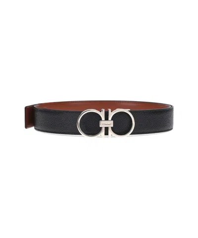 Ferragamo Men Reversible Leather Belt