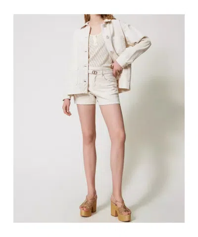 Twinset Twin-set 100% Cotton Comfortable Shorts