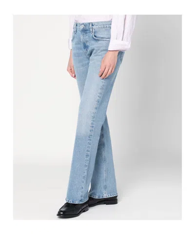 Citizen Of Humanity Florence Wide Straight In Scout In Light Vintage Indigo In Dakota