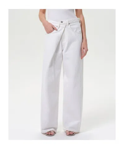 Agolde Ren Jean In Tarte In White