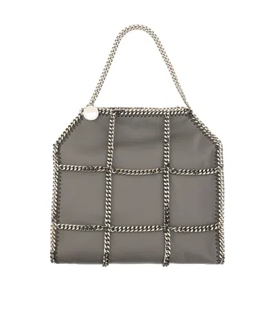 Stella Mccartney Limited-edition Falabella Chain Cage Mini Tote Bag In Gray