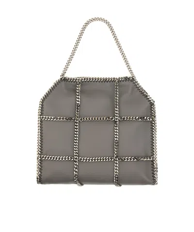 Stella Mccartney Limited-edition Falabella Chain Cage Mini Tote Bag In Gray