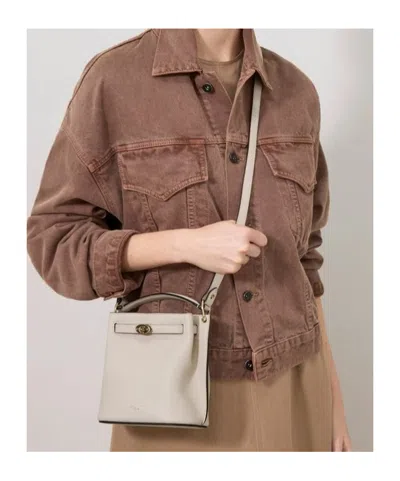Mulberry Mini Islington Bucket Cross Body Bag In Neutral