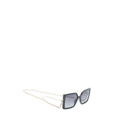 Chopard Square Acetate Sunglasses In Gray