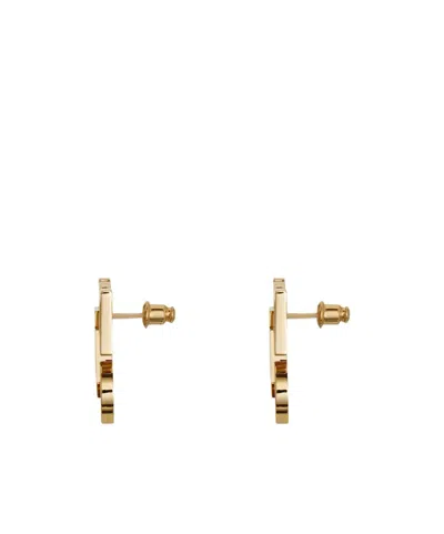 Ferragamo Four Gancini Clip On Earrings In Gold