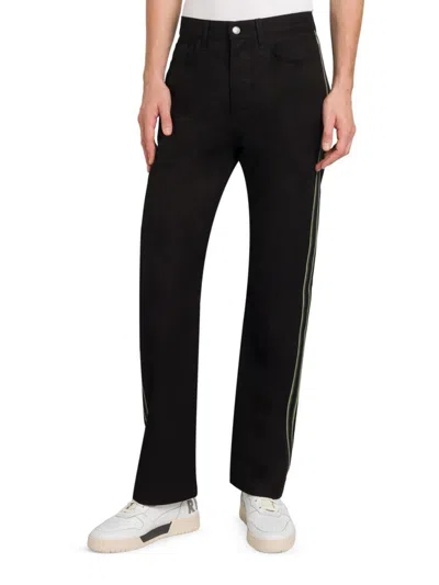 Rhude Men's Traxedo Striped Pants In Black