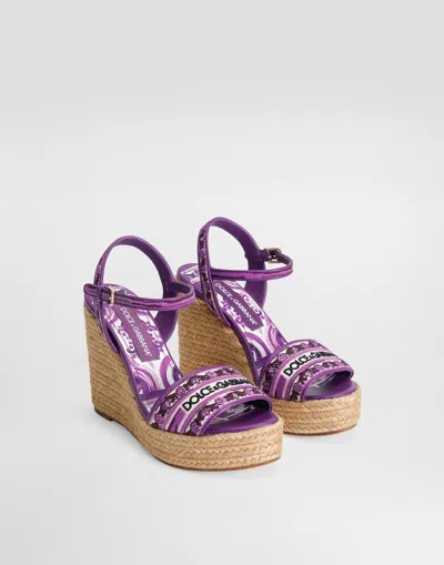 Dolce & Gabbana Sandals In Purple