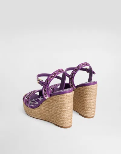 Dolce & Gabbana Sandals In Purple