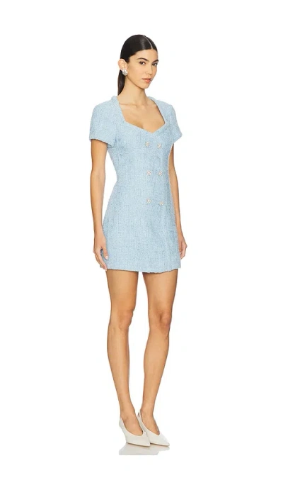 Likely Gia Tweed Cocktail Dress In Blue