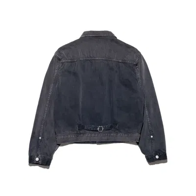 Enfants Riches Deprimes Type Vii Pin Assemblage Jacket In Grey Denim In Black