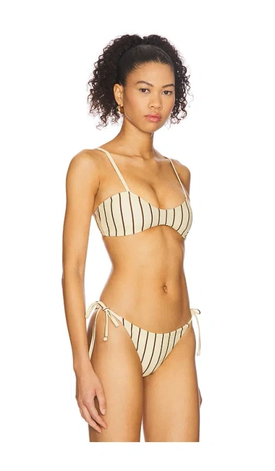 Superdown Minca Bikini Top In Pattern
