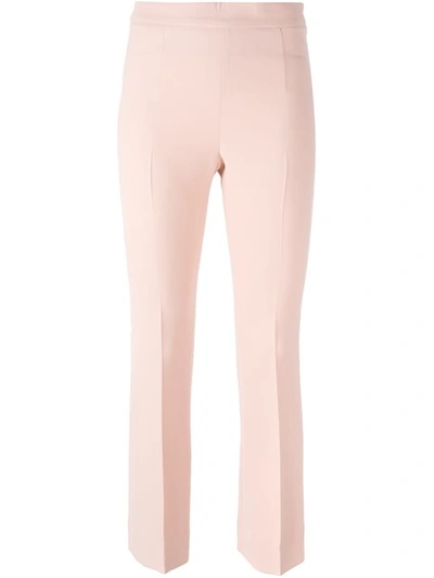 Ermanno Scervino Slim Fit Kick Flare Trousers - Pink In Pink