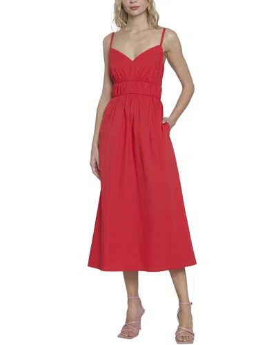 Donna Morgan Midi Dress In Red