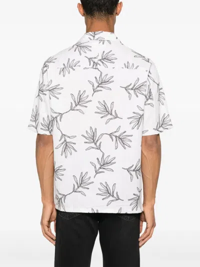 Nn07 Ole Short Sleeve Shirt In Off White