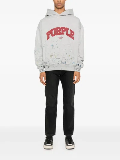 Purple Brand Heavyweight Fleece Cotton Graphic Hoodie