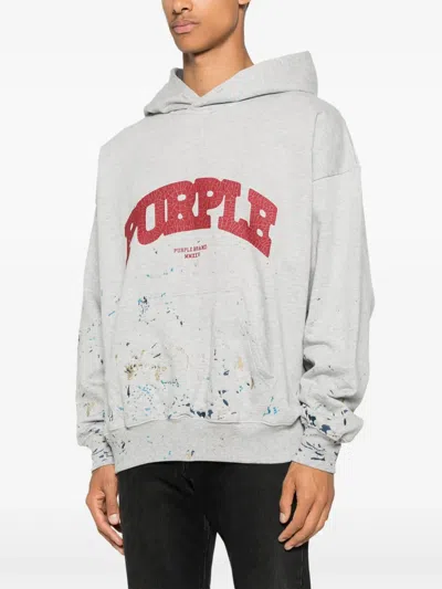 Purple Brand Heavyweight Fleece Cotton Graphic Hoodie