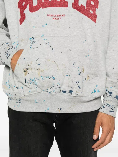 Purple Brand Heavyweight Fleece Cotton Graphic Hoodie