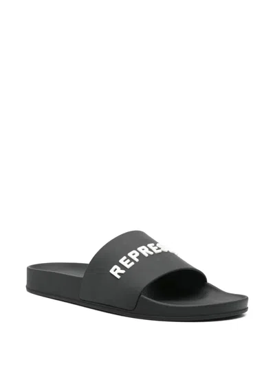 LOGO压纹橡胶拖鞋