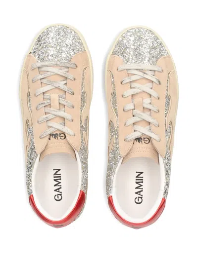 Gamin Flame-embellished Sneakers In Multi