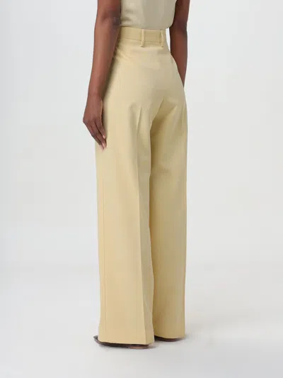 Fabiana Filippi Stretched Straight-leg Trousers In Yellow