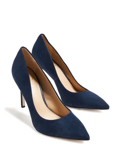 Sam Edelman Hazel Pointed Toe Pump In Blue