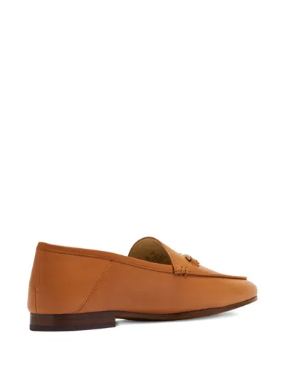 Sam Edelman Loraine Bit Metallic-horsebit Leather Loafers In Brown