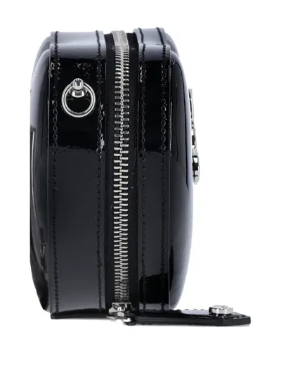 Vivienne Westwood Heart Shape Cross-body Bag With Adjustable Strap In Black