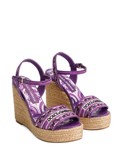 Dolce & Gabbana Sandals In Purple
